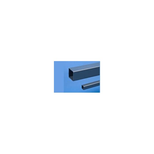 Professional Plastics Gray PVC Square Tube, 1.484 ID X 1.562 OD, 20 FT TPVCSQGY1.484X1.562-20 - main